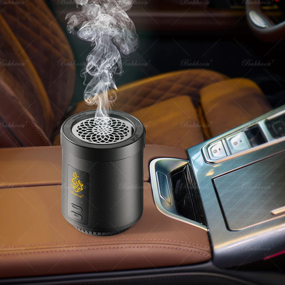 ChuHan Arabic Electric Aroma Diffuser Comb And Car Incense Burner 2 in 1 Rechargeable Portable USB Type C Environment Aromatizer