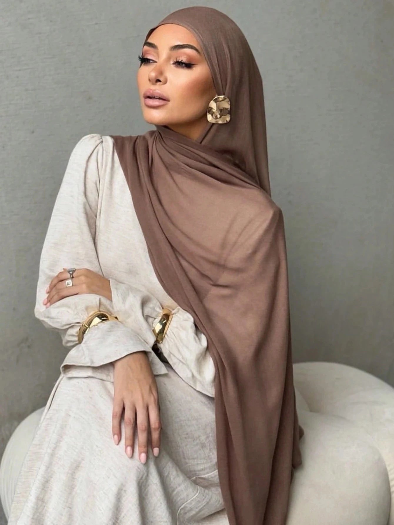 70*180cm Women Plain Solid Color Rayon Cotton Modal Hijab Scarf Lady High Quality Wraps Shawls Muslim Headband Islamic Scarves