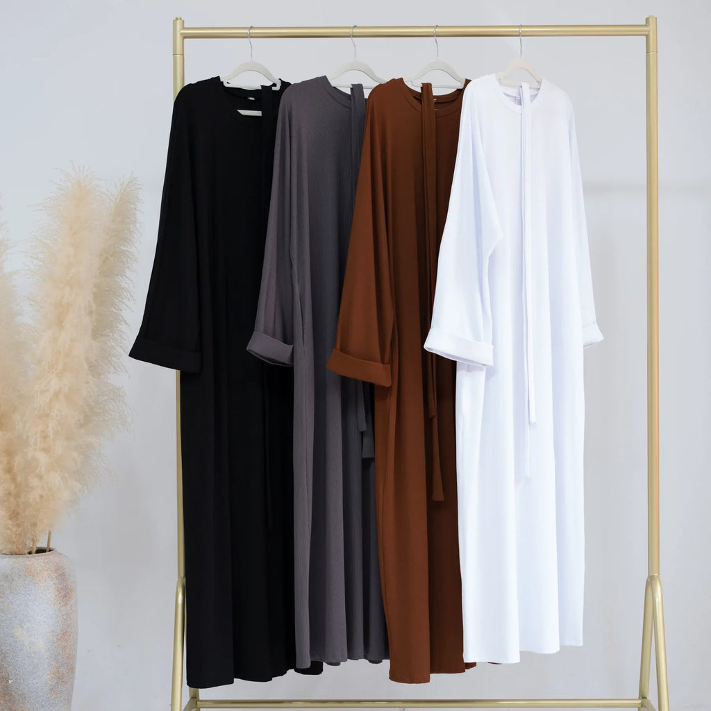 Autumn Muslim Dress for Women Abaya Turkey Loose Modest Long Dresses Jalabiya Morocco Dubai Abayas Kaftan Vestidos Arab Robe