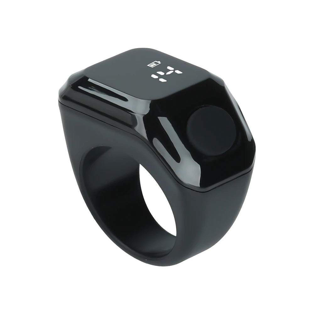 Smart Ring Counter Bluetooth APP Control OLED Display Silent Touch Type-C Rechargeable Muslims Zikr Ring Prayer Finger Counter