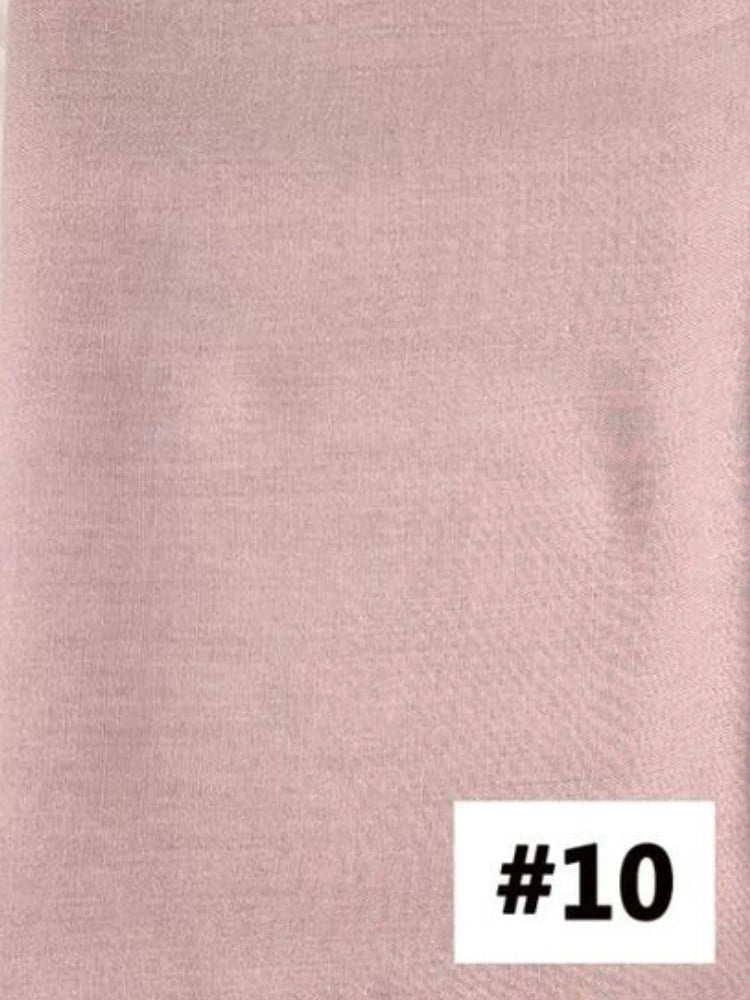 colors Modal Hijab Scarf Rayon Cotton Hijabs for Women Plain Shawls Scarf Muslim Fashion Headscarf Islamic Turban Headband