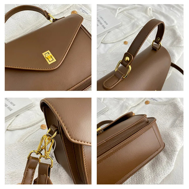 Fashion Women messenger bags design PU leather ladies Handbag female Shoulder Crossbody bags female big totes Elegant briefcase