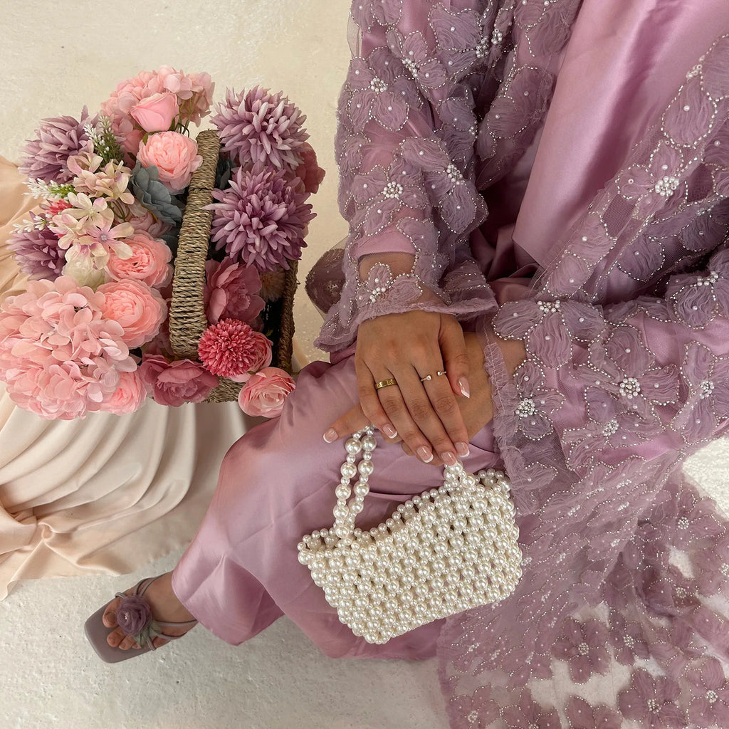 Eid Women Abaya Muslim Cardigan Dress Beading Flower Jalabiya Ramadan Vestidos Largos Islam Arab Long Robe Morocco Kaftan 2026