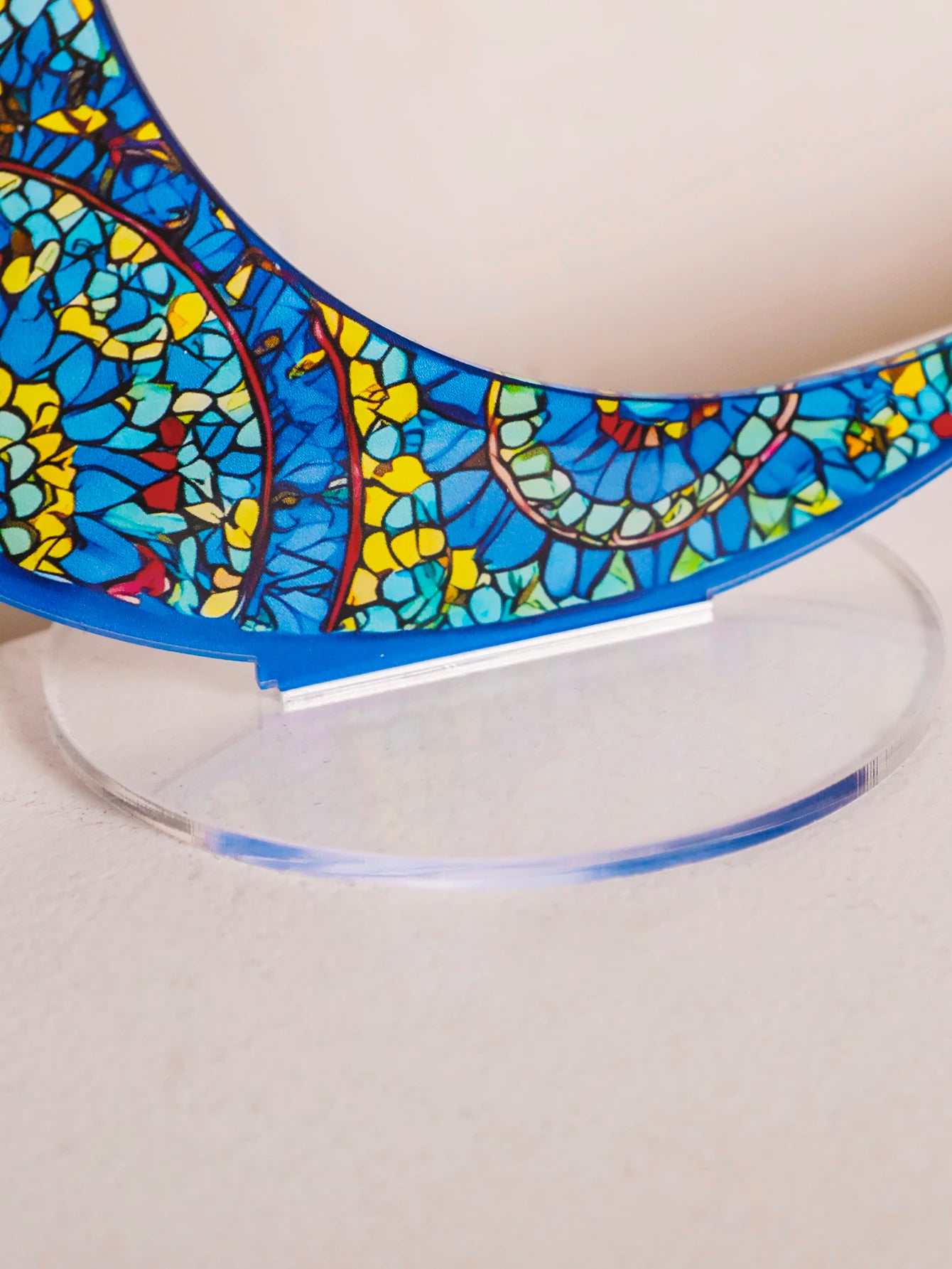 Ramadan Mubarak Decor Crescent Moon Table Ornaments with Lantern Pendant Islamic Eid Festival Home Decorations Muslim Party Gift