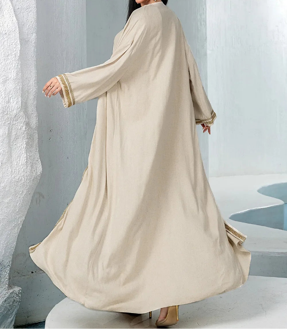 Eid Dress for Women Abaya 2 Piece Set Diamond Party Long Dresses Muslim Caftan Robe Jalabiya Ramadan Kaftan 2026 Vestidos Largos