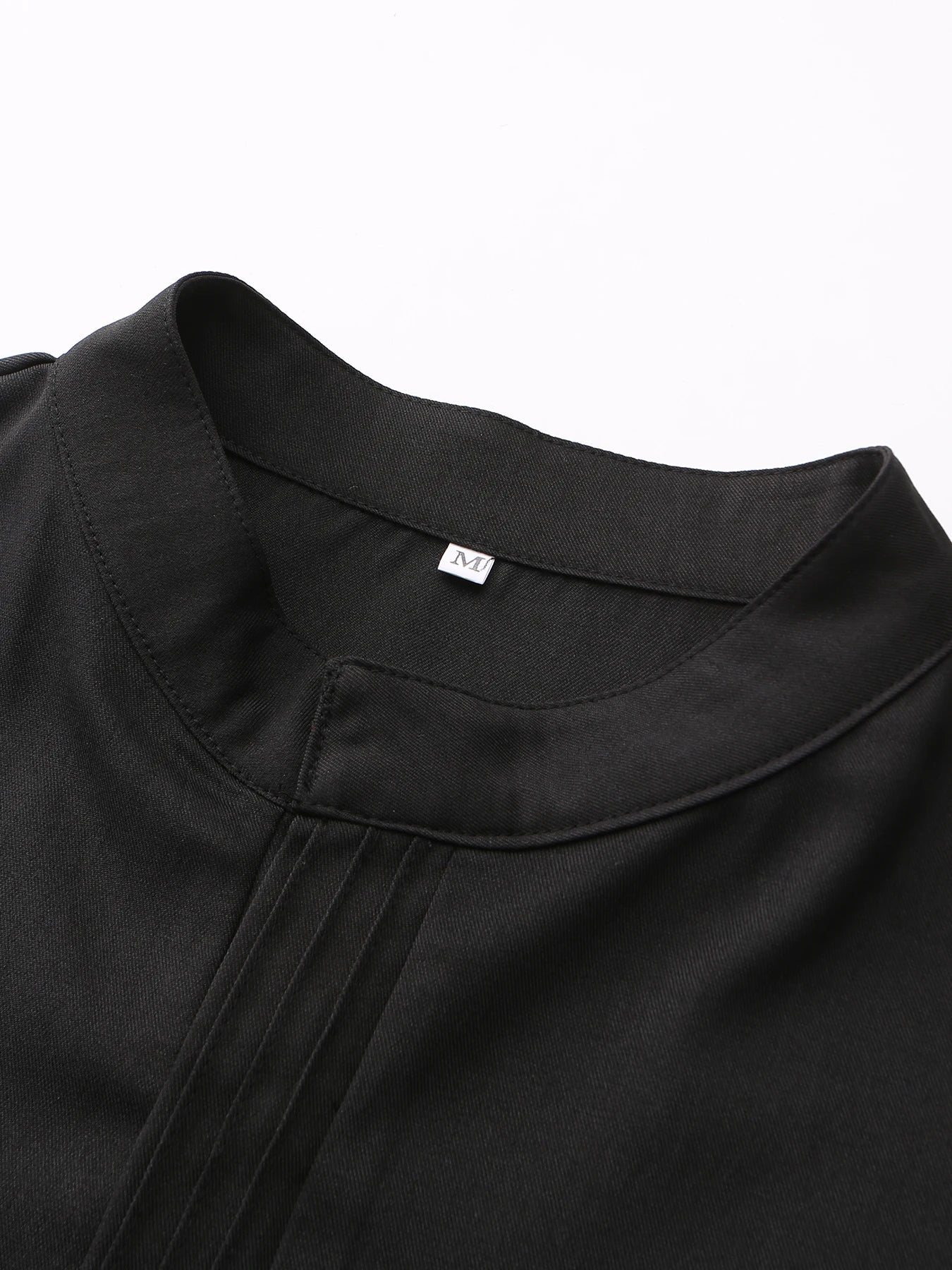 Muslim men's Formal Thobes long-sleeved solid color loose traditional Islamic men's clothing kaftan festival Arabic ethnic style