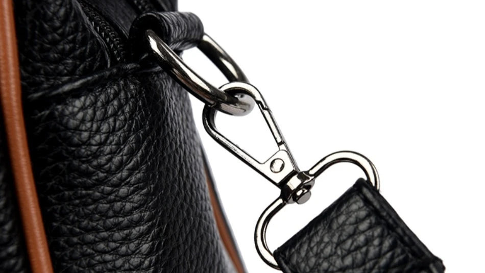 Genuine Brand Top Quality PU Leather Bags for Women Designer Top-Handle Bags Ladies Casual Tote Shoulder Crossbody Bag 2 Layers