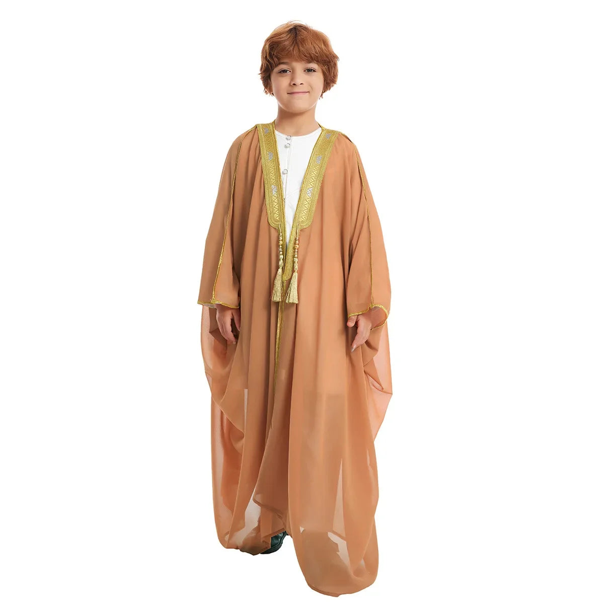 Eid Muslim Boys Jubba Thobe Children Open Abaya Prayer Kaftan Ramadan Morocco Jubba Modest Islamic Dubai Saudi Abayas Thobe