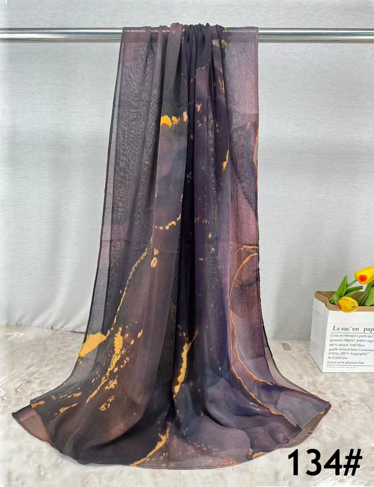 168colors Modal Print Hijab Scarf Premium Soft Breathable Muslim Fashion Headscarf Head Scarf Headwraps for Women Hijabs Turban