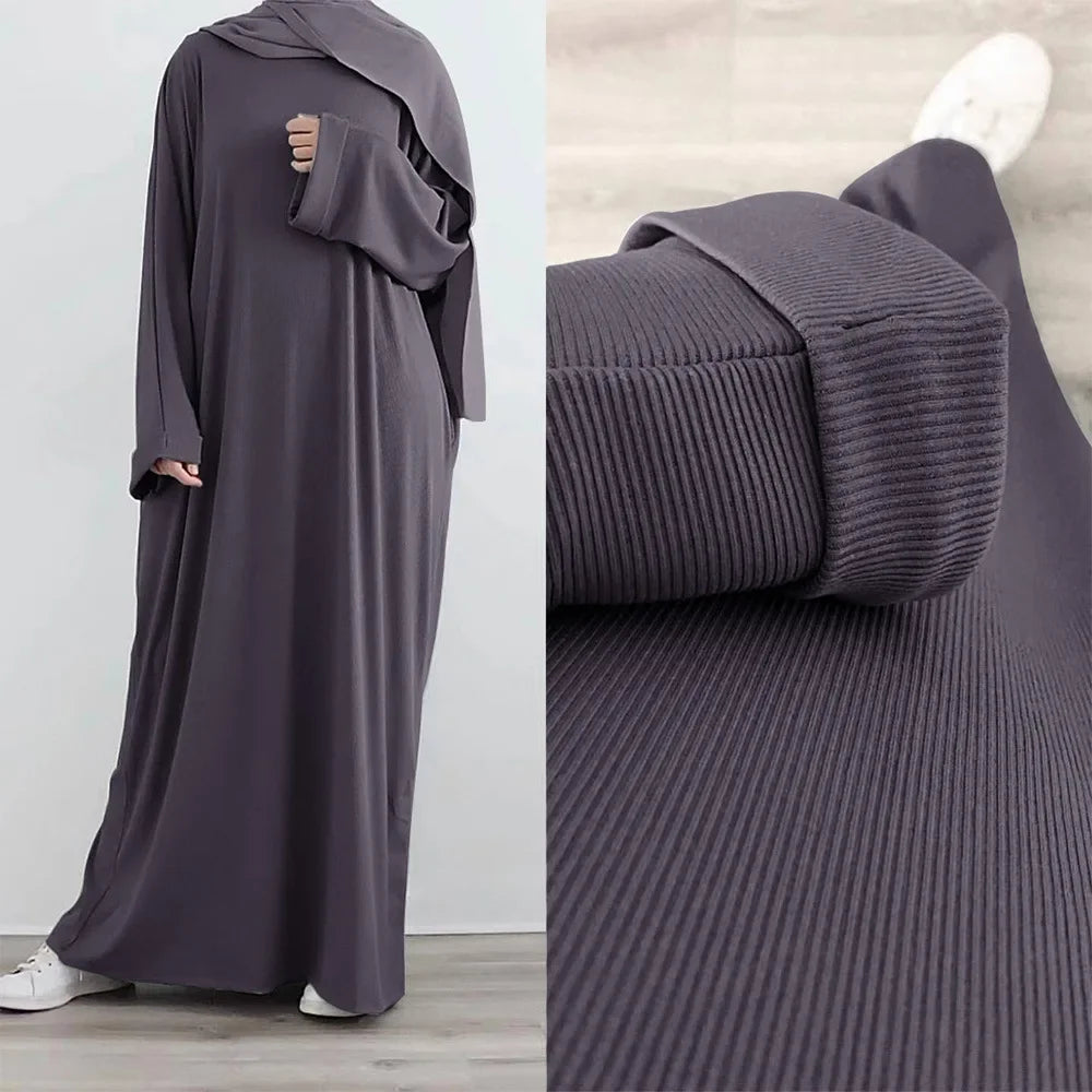 Autumn Muslim Dress for Women Abaya Turkey Loose Modest Long Dresses Jalabiya Morocco Dubai Abayas Kaftan Vestidos Arab Robe
