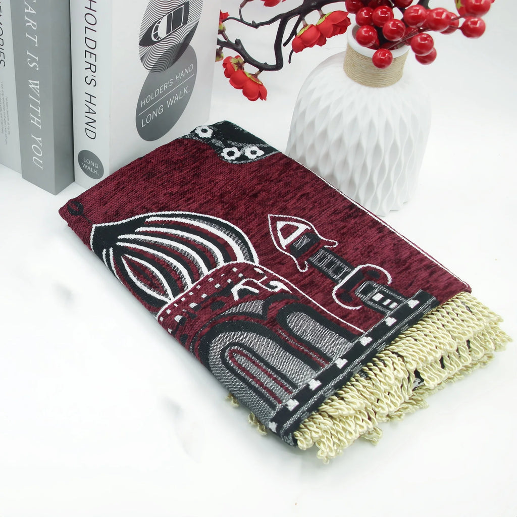 Muslim Prayer Rug Portable Prayer Mat for Praying Men Women and Kids Prayer Mat Prayer Soft  Rugs Islam Eid Ramadan Gift