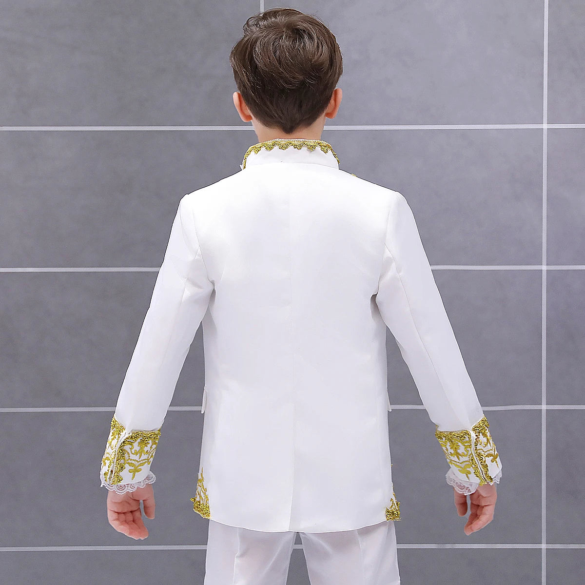 Boys Suit kids Prince Costume Halloween Carnival Outfit Teenager Wedding Photography Graduation Prom Birthday Party Gift Tuxedo