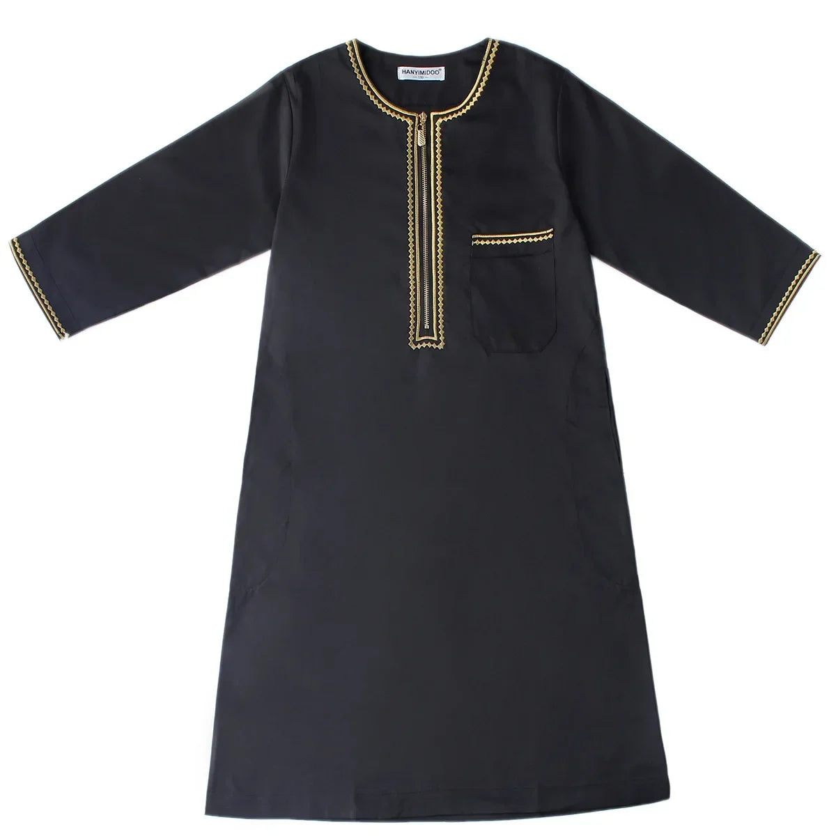 Muslim Saudi Arab Boys Robe Kids Abaya Kaftan Prayer Islam Ramadan Clothing Long Sleeve Thobe Middle East Teenage Dress Dubai
