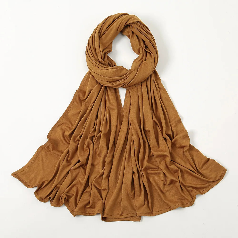 Premium Jersey Hijab Scarf For Muslim Women Turban Femme Africaine Hijabs For Woman Head Wrap Hoofddoek Headscarf Ramadan