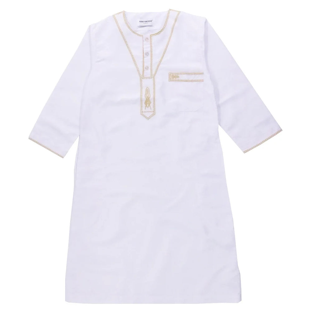 Eid Muslim Kids Abaya Jubba Thobe Dress Kimono Boy Thobe Thawb Caftan for Children Ramadan Long Robes Dress Dubai Arab 2026