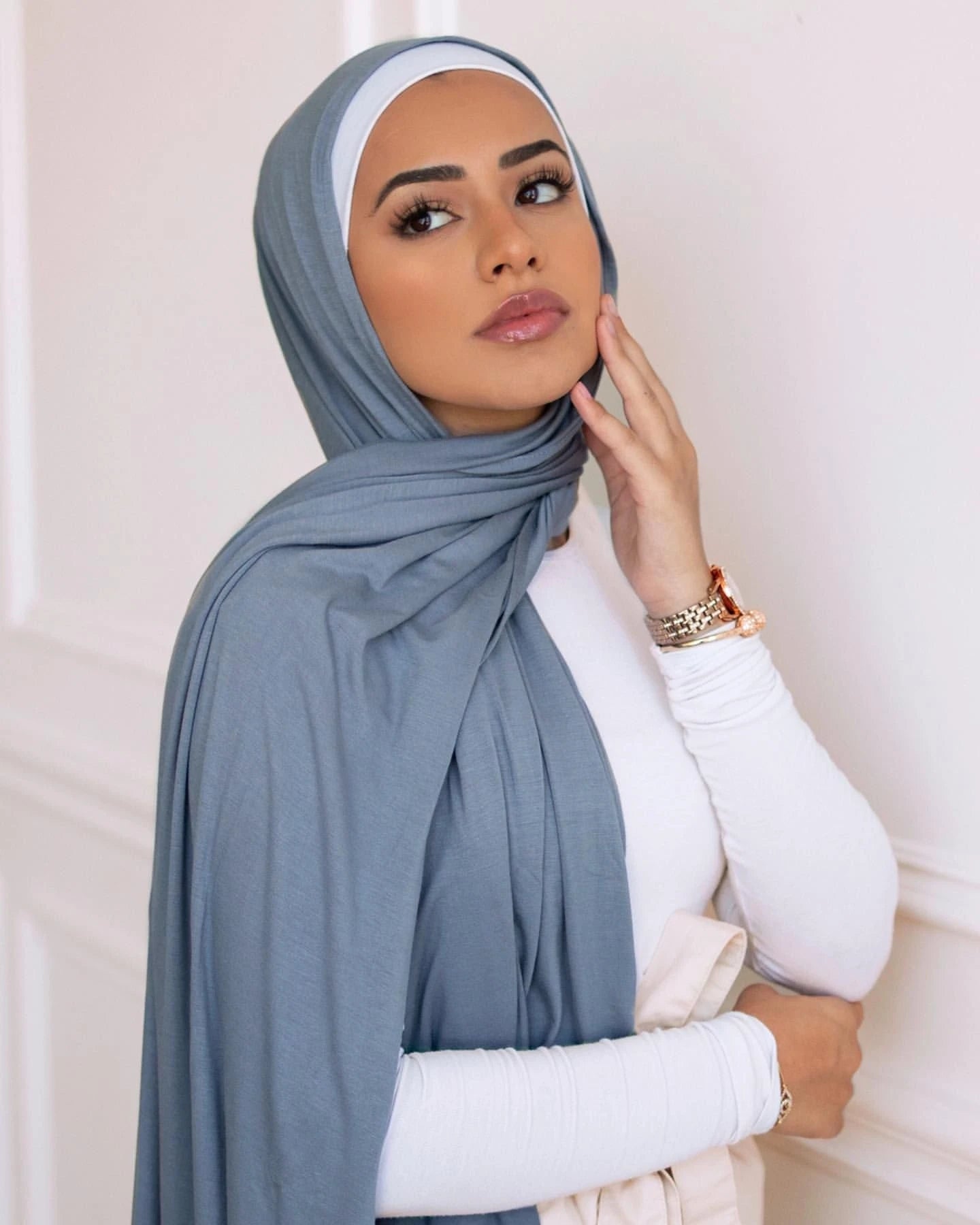 Premium Jersey Hijab Scarf For Muslim Women Turban Femme Africaine Hijabs For Woman Head Wrap Hoofddoek Headscarf Ramadan