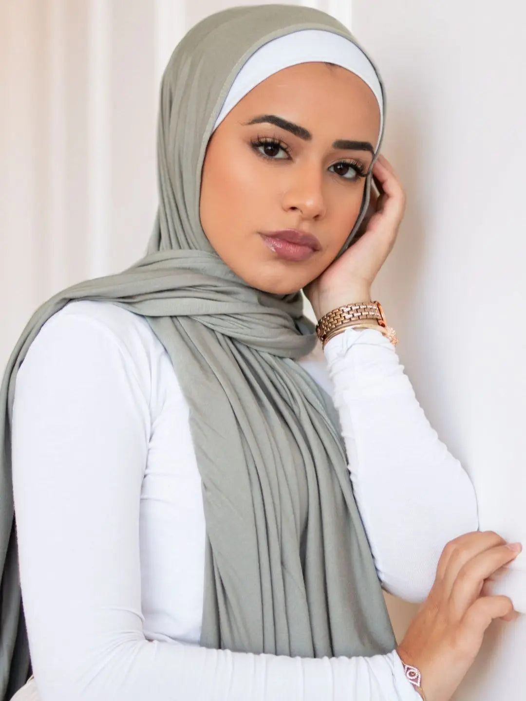 Premium Jersey Hijab Scarf For Muslim Women Turban Femme Africaine Hijabs For Woman Head Wrap Hoofddoek Headscarf Ramadan