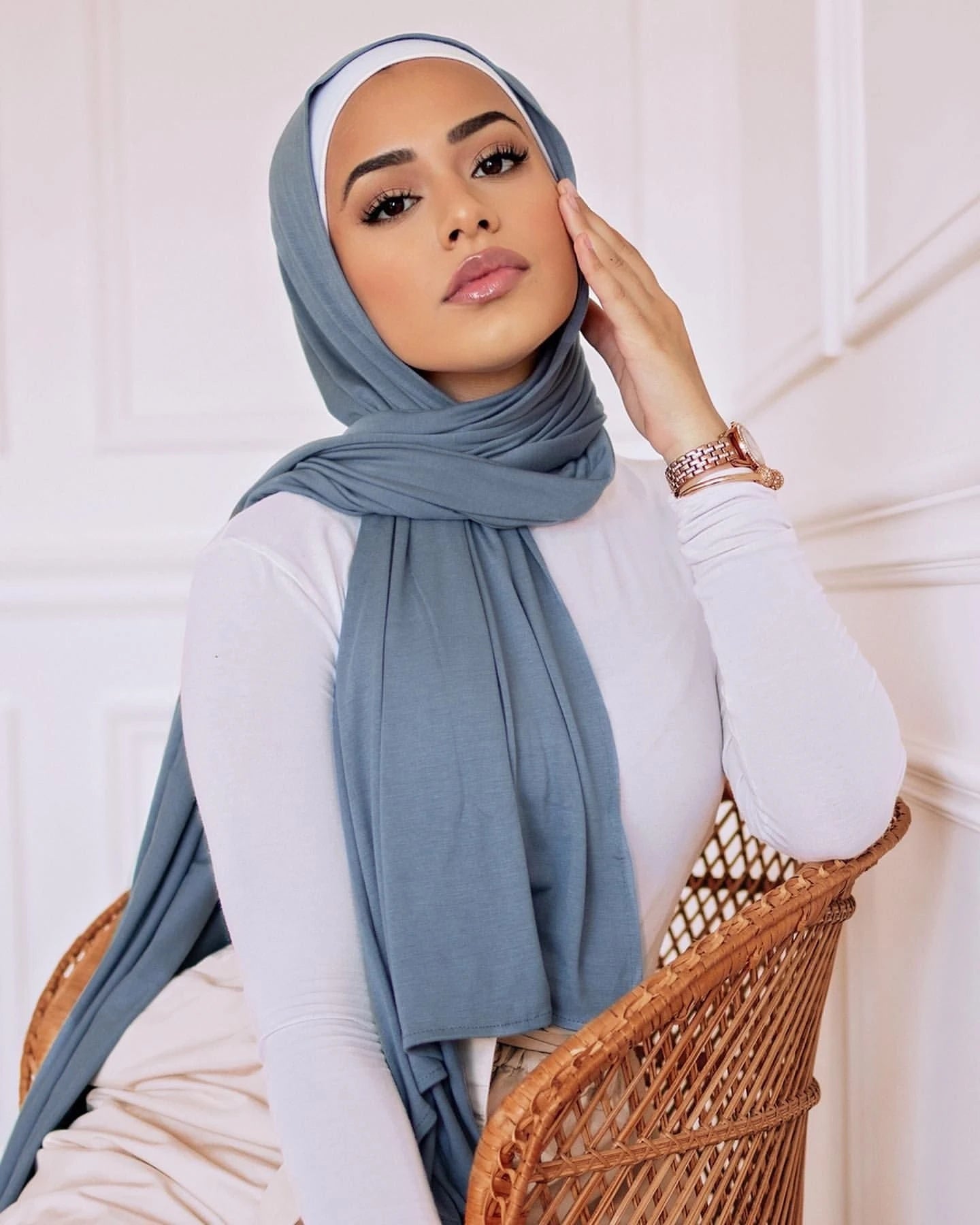Premium Jersey Hijab Scarf For Muslim Women Turban Femme Africaine Hijabs For Woman Head Wrap Hoofddoek Headscarf Ramadan