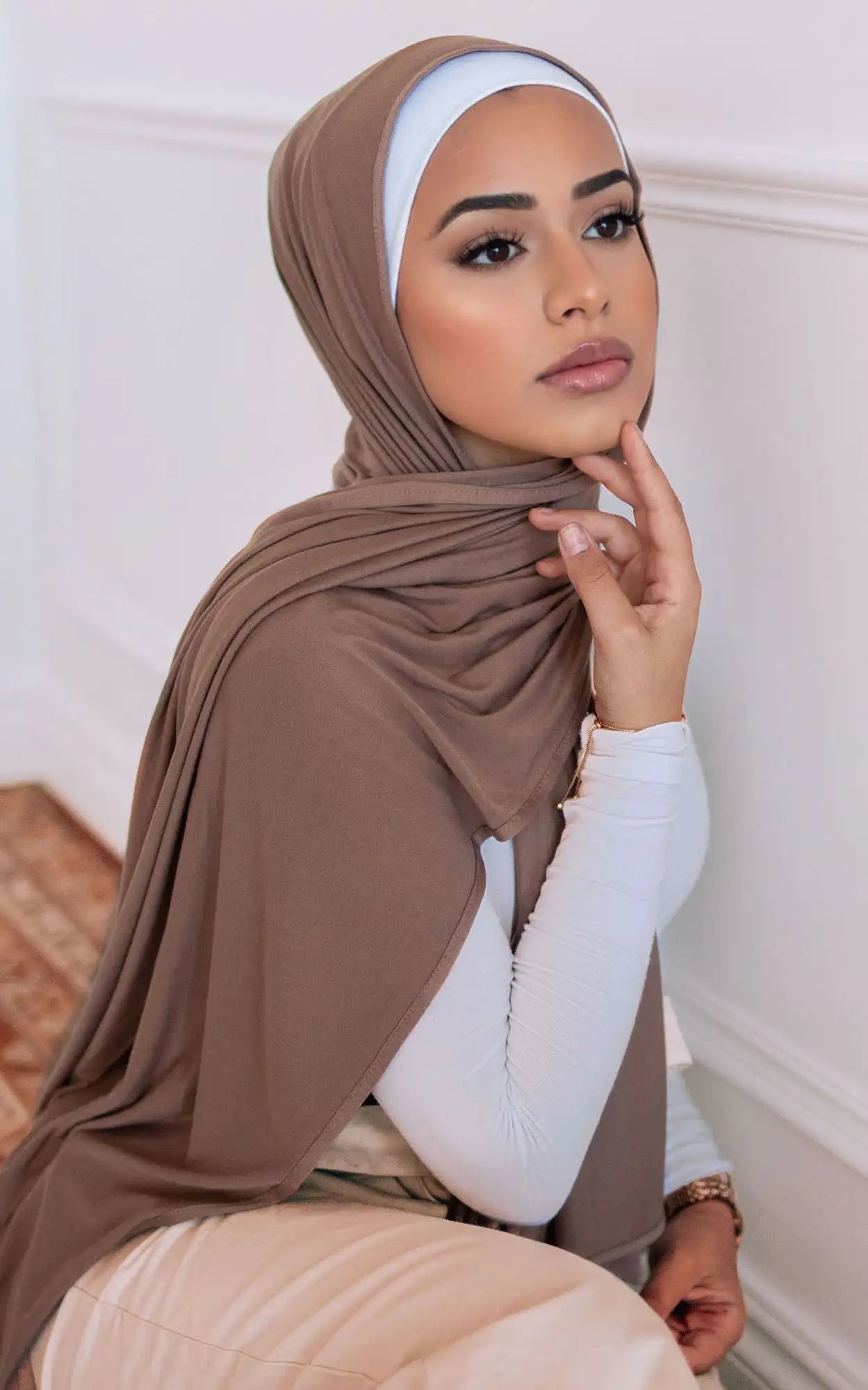 Premium Jersey Hijab Scarf For Muslim Women Turban Femme Africaine Hijabs For Woman Head Wrap Hoofddoek Headscarf Ramadan